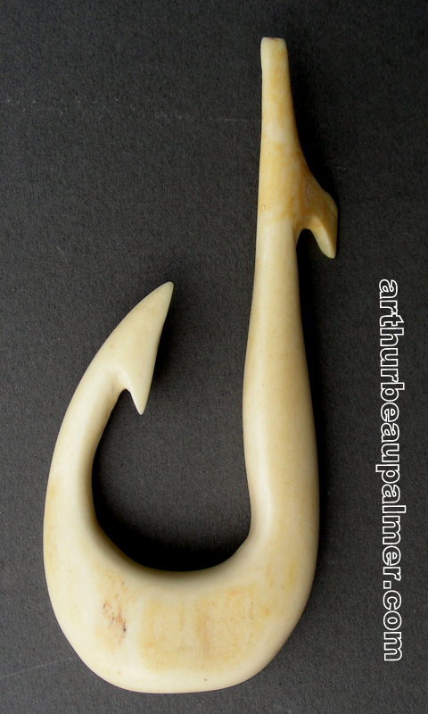 Oceanic Fish Hook Pacific Whale Ivory (SOLD)
